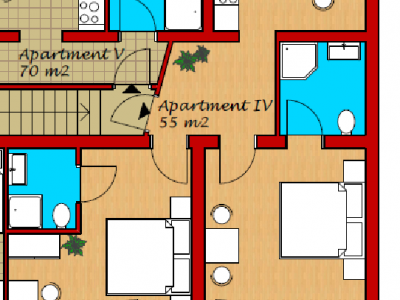 Apartment 4 (Sleeps 2-4)